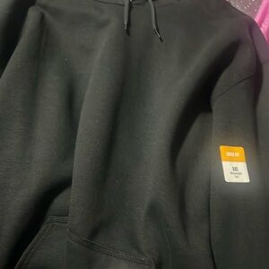 Black new carhartt hoodies with tag